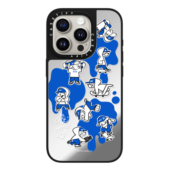 Skater JOHN x CASETiFY iPhone 15 Pro Case Silver on Black ミラーケース MagSafe対応 CASETiFY AND JOHN (paint) Skater JOHN x CASETiFY iPhone 15 Pro Case Silver on Black ミラーケース MagSafe対応 CASETiFY AND JOHN (paint)
