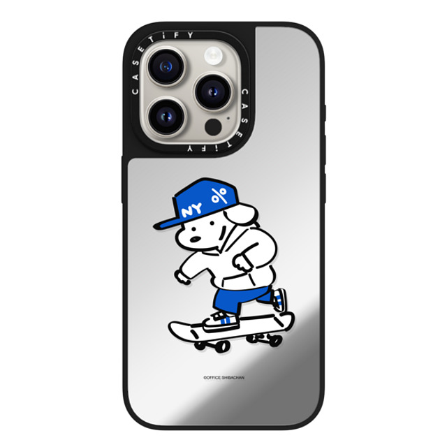 Skater JOHN x CASETiFY iPhone 15 Pro Case Silver on Black ミラーケース MagSafe対応 Let's have fun Skater JOHN x CASETiFY iPhone 15 Pro Case Silver on Black ミラーケース MagSafe対応 Let's have fun