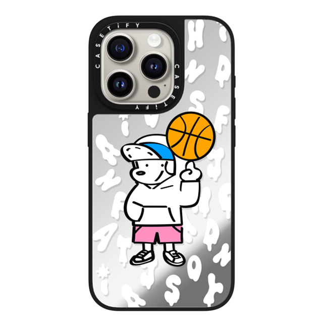 Skater JOHN x CASETiFY iPhone 15 Pro Case Silver on Black ミラーケース MagSafe対応 CASETiFY AND JOHN (basketball) Skater JOHN x CASETiFY iPhone 15 Pro Case Silver on Black ミラーケース MagSafe対応 CASETiFY AND JOHN (basketball)