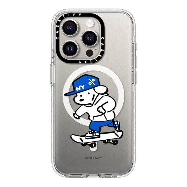 Skater JOHN x CASETiFY iPhone 15 Pro ケース クリア クリア ケース MagSafe対応 Let's have fun