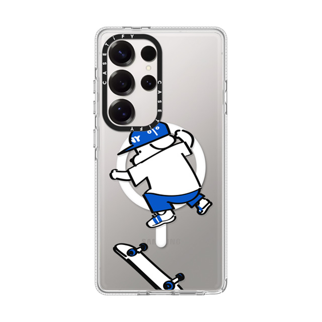 Skater JOHN x CASETiFY Galaxy S25 Ultra ケース Dog,Sport クリア マグネット式 クリアケース Skater JOHN -Hello my friend 02 Back to School Skater JOHN x CASETiFY Galaxy S25 Ultra ケース Dog,Sport クリア マグネット式 クリアケース Skater JOHN -Hello my friend 02 Back to School