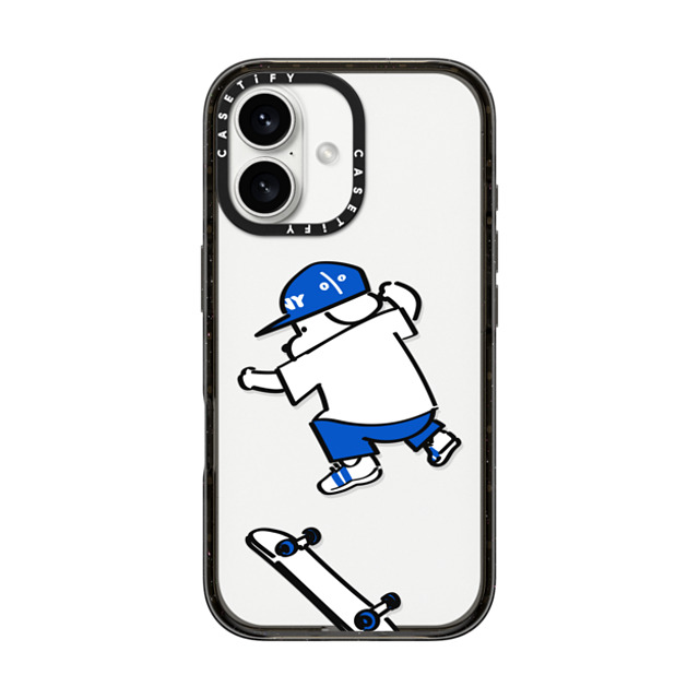 Skater JOHN x CASETiFY iPhone 16 ケース Dog,Sport ブラック インパクトケース Skater JOHN -Hello my friend 02 Father's Day Skater JOHN x CASETiFY iPhone 16 ケース Dog,Sport ブラック インパクトケース Skater JOHN -Hello my friend 02 Father's Day
