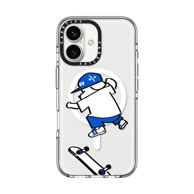 Skater JOHN x CASETiFY iPhone 16 ケース Dog,Sport クリア クリア ケース MagSafe対応 Skater JOHN -Hello my friend 02 Father's Day Skater JOHN x CASETiFY iPhone 16 ケース Dog,Sport クリア クリア ケース MagSafe対応 Skater JOHN -Hello my friend 02 Father's Day
