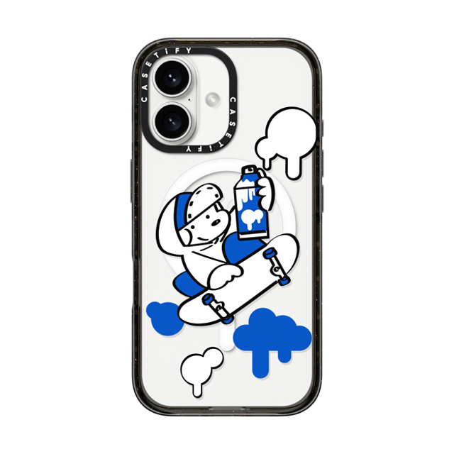 Skater JOHN x CASETiFY iPhone 16 Case Dog,Sport Black Impact Case MagSafe Compatible Skater JOHN -Hello my friend 03 Father's Day Skater JOHN x CASETiFY iPhone 16 Case Dog,Sport Black Impact Case MagSafe Compatible Skater JOHN -Hello my friend 03 Father's Day