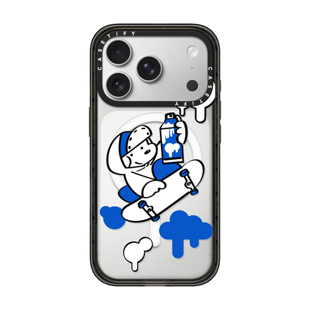Skater JOHN x CASETiFY iPhone 17 Pro ケース Dog,Sport ブラック インパクトケース MagSafe対応 Skater JOHN -Hello my friend 03 Skater JOHN x CASETiFY iPhone 17 Pro ケース Dog,Sport ブラック インパクトケース MagSafe対応 Skater JOHN -Hello my friend 03
