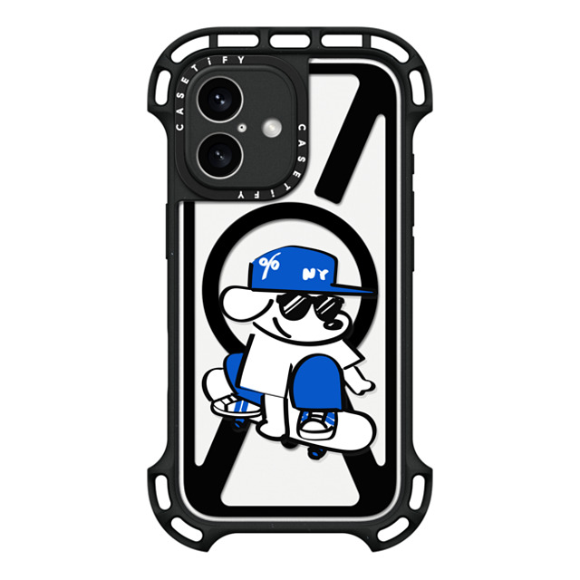 Skater JOHN x CASETiFY iPhone 16 Case Black ウルトラ バウンスケース MagSafe対応 Skater JOHN -Hello my friend 01 Skater JOHN x CASETiFY iPhone 16 Case Black ウルトラ バウンスケース MagSafe対応 Skater JOHN -Hello my friend 01