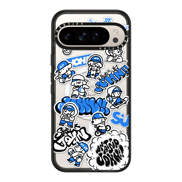 Skater JOHN x CASETiFY Pixel 9 Pro XL Case Dog,Sport Black マグネット式 インパクトケース mini JOHN Back to School Skater JOHN x CASETiFY Pixel 9 Pro XL Case Dog,Sport Black マグネット式 インパクトケース mini JOHN Back to School