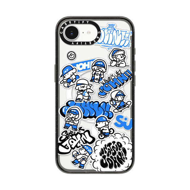 Skater JOHN x CASETiFY iPhone 16e Case Dog,Sport Black Impact Case MagSafe Compatible mini JOHN Back to School Skater JOHN x CASETiFY iPhone 16e Case Dog,Sport Black Impact Case MagSafe Compatible mini JOHN Back to School