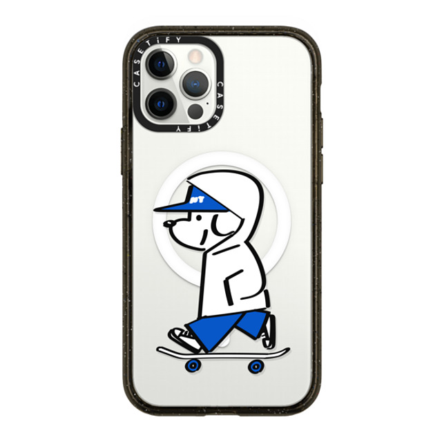 Skater JOHN x CASETiFY iPhone 12 Pro ケース Dog,Sport ブラック インパクトケース MagSafe対応 Skater JOHN -Hello my friend 04 Father's Day Skater JOHN x CASETiFY iPhone 12 Pro ケース Dog,Sport ブラック インパクトケース MagSafe対応 Skater JOHN -Hello my friend 04 Father's Day