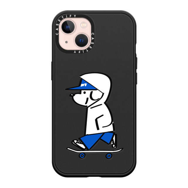 Skater JOHN x CASETiFY iPhone 13 ケース マットブラック インパクトケース MagSafe対応 Skater JOHN -Hello my friend 04