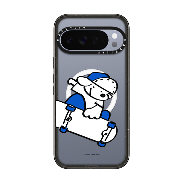 Skater JOHN x CASETiFY Pixel 10 Pro XL ケース Dog,Sport ブラック Impact Magnetic Case Skater JOHN (Jump!)
