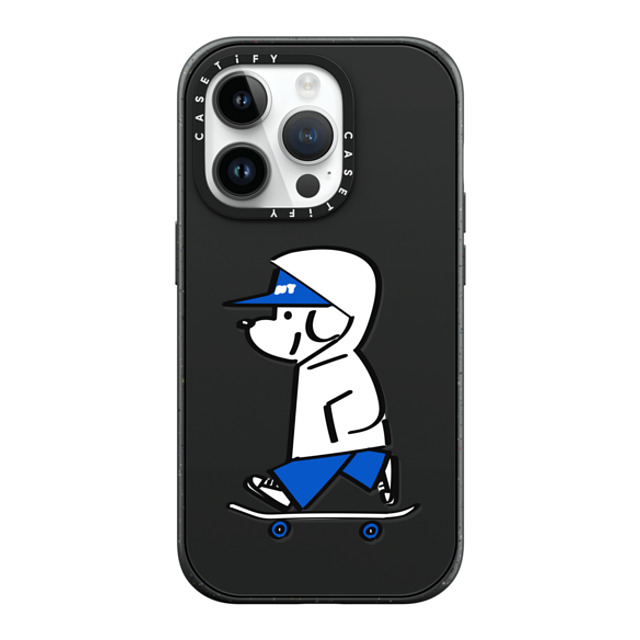 Skater JOHN x CASETiFY iPhone 14 Pro ケース マットブラック インパクトケース MagSafe対応 Skater JOHN -Hello my friend 04