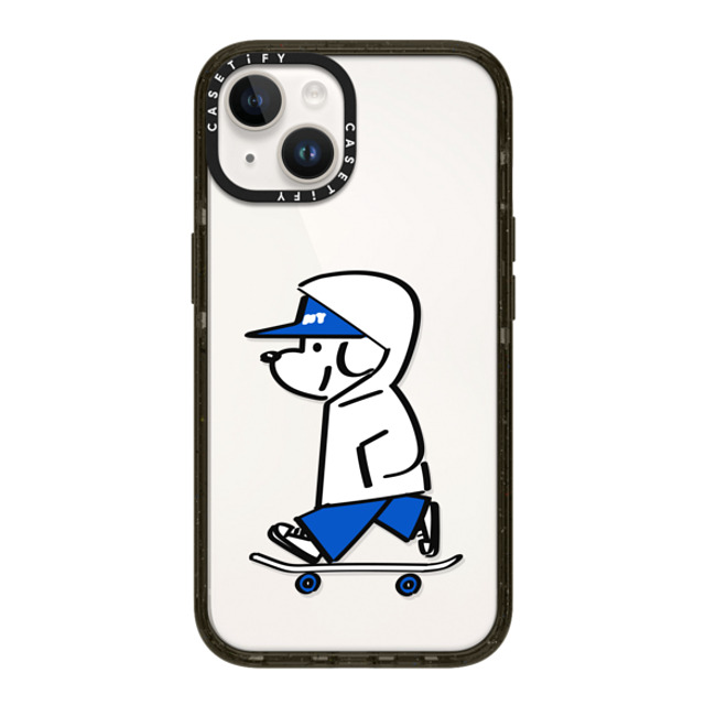 Skater JOHN x CASETiFY iPhone 14 ケース ブラック インパクトケース Skater JOHN -Hello my friend 04