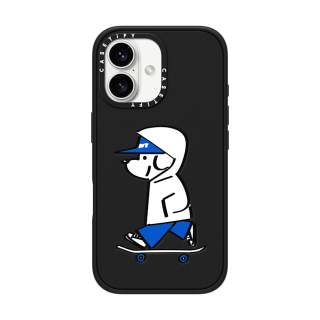Skater JOHN x CASETiFY iPhone 16 Case Matte Black Impact Case Skater JOHN -Hello my friend 04 Skater JOHN x CASETiFY iPhone 16 Case Matte Black Impact Case Skater JOHN -Hello my friend 04