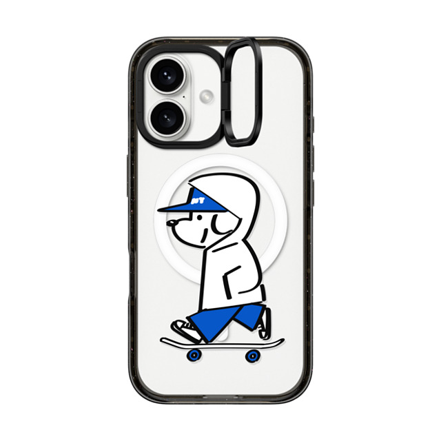 Skater JOHN x CASETiFY iPhone 16 Case Black インパクトリングスタンドケース MagSafe対応 Skater JOHN -Hello my friend 04 Skater JOHN x CASETiFY iPhone 16 Case Black インパクトリングスタンドケース MagSafe対応 Skater JOHN -Hello my friend 04