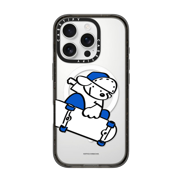 Skater JOHN x CASETiFY iPhone 16 Pro ケース Dog,Sport ブラック インパクトケース MagSafe対応 Skater JOHN (Jump!)