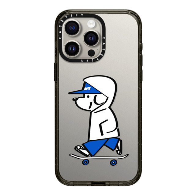 Skater JOHN x CASETiFY iPhone 15 Pro Max ケース ブラック インパクトケース Skater JOHN -Hello my friend 04