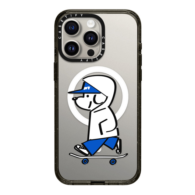 Skater JOHN x CASETiFY iPhone 15 Pro Max ケース ブラック インパクトケース MagSafe対応 Skater JOHN -Hello my friend 04