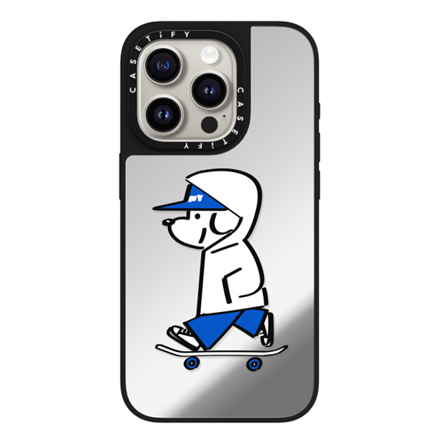 Skater JOHN x CASETiFY iPhone 15 Pro Case Silver on Black ミラーケース MagSafe対応 Skater JOHN -Hello my friend 04 Skater JOHN x CASETiFY iPhone 15 Pro Case Silver on Black ミラーケース MagSafe対応 Skater JOHN -Hello my friend 04