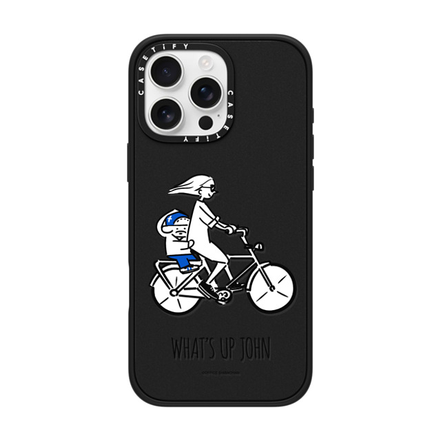 Skater JOHN x CASETiFY iPhone 16 Pro Max ケース Dog,Sport マットブラック インパクトケース MagSafe対応 Skater JOHN (Cycling) Father's Day Skater JOHN x CASETiFY iPhone 16 Pro Max ケース Dog,Sport マットブラック インパクトケース MagSafe対応 Skater JOHN (Cycling) Father's Day