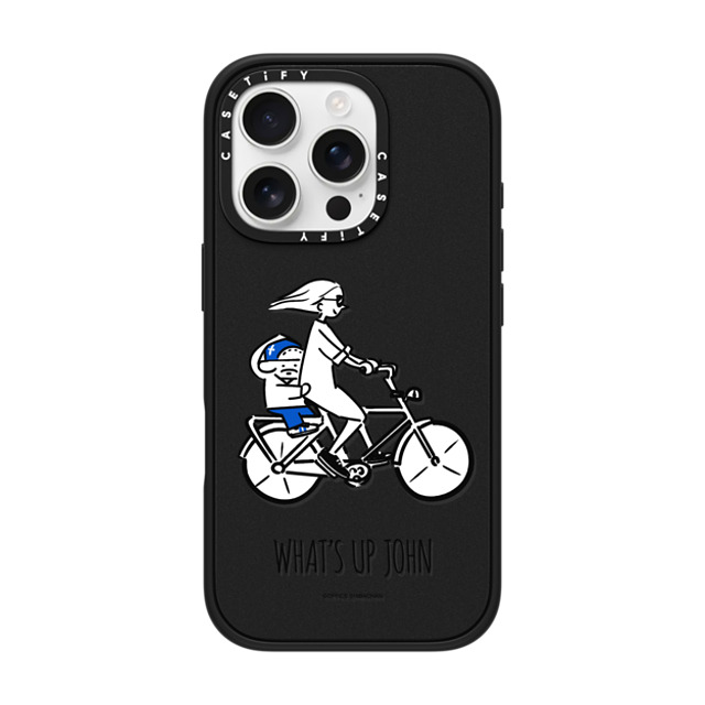 Skater JOHN x CASETiFY iPhone 16 Pro Case Dog,Sport Matte Black Impact Case MagSafe Compatible Skater JOHN (Cycling) Father's Day Skater JOHN x CASETiFY iPhone 16 Pro Case Dog,Sport Matte Black Impact Case MagSafe Compatible Skater JOHN (Cycling) Father's Day