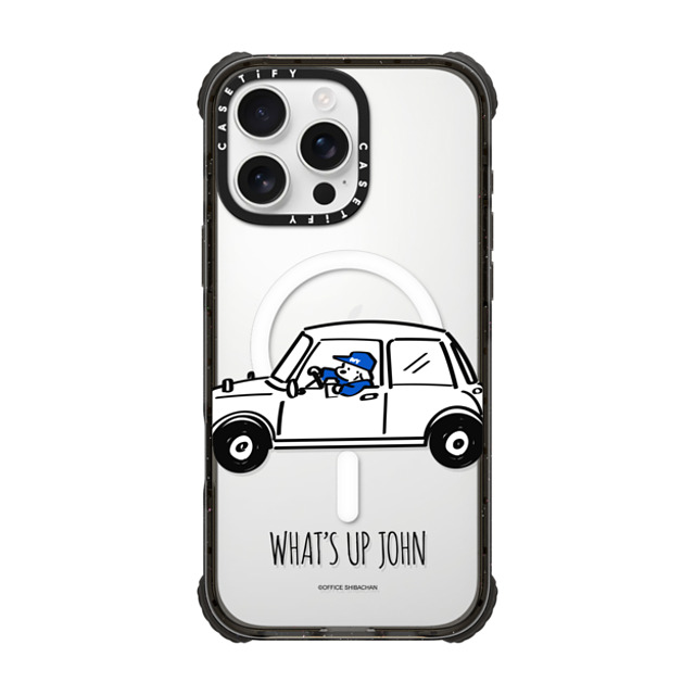 Skater JOHN x CASETiFY iPhone 16 Pro Max ケース Dog,Sport ブラック ウルトラ インパクトケース MagSafe 対応 Skater JOHN (Drive) Father's Day Skater JOHN x CASETiFY iPhone 16 Pro Max ケース Dog,Sport ブラック ウルトラ インパクトケース MagSafe 対応 Skater JOHN (Drive) Father's Day