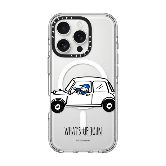 Skater JOHN x CASETiFY iPhone 16 Pro Case Dog,Sport クリア クリア ケース MagSafe対応 Skater JOHN (Drive) Back to School Skater JOHN x CASETiFY iPhone 16 Pro Case Dog,Sport クリア クリア ケース MagSafe対応 Skater JOHN (Drive) Back to School