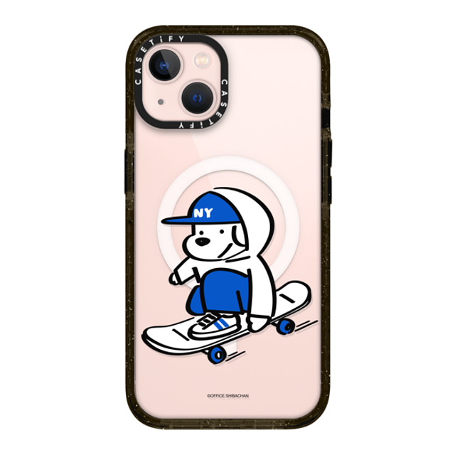 Skater JOHN x CASETiFY iPhone 13 ケース ブラック インパクトケース MagSafe対応 Skater JOHN (Enjoy Life)