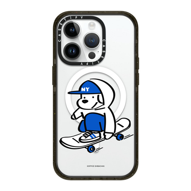 Skater JOHN x CASETiFY iPhone 14 Pro ケース ブラック インパクトケース MagSafe対応 Skater JOHN (Enjoy Life)