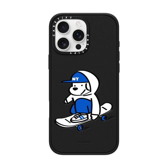 Skater JOHN x CASETiFY iPhone 16 Pro Max ケース マットブラック インパクトケース MagSafe対応 Skater JOHN (Enjoy Life)