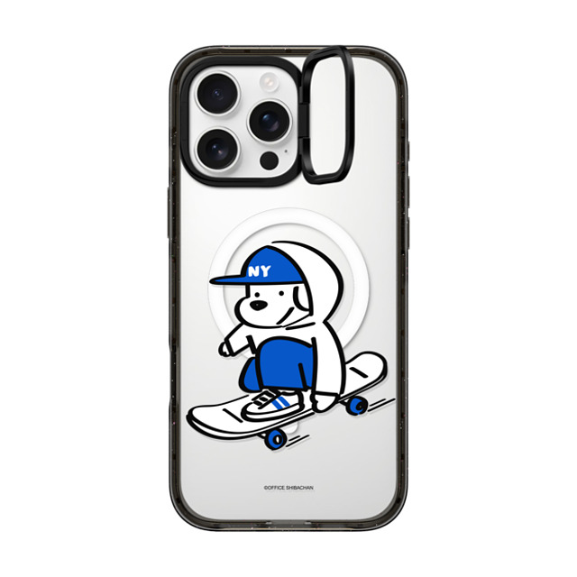 Skater JOHN x CASETiFY iPhone 16 Pro Max ケース ブラック インパクトリングスタンドケース MagSafe対応 Skater JOHN (Enjoy Life)