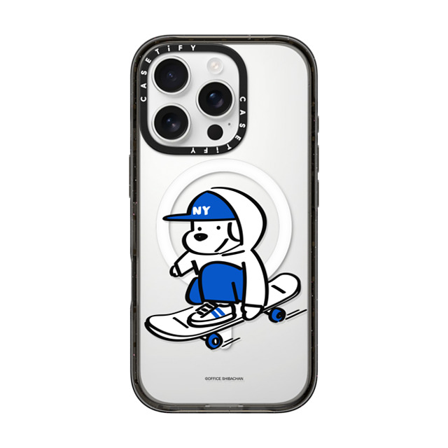 Skater JOHN x CASETiFY iPhone 16 Pro ケース ブラック インパクトケース MagSafe対応 Skater JOHN (Enjoy Life)