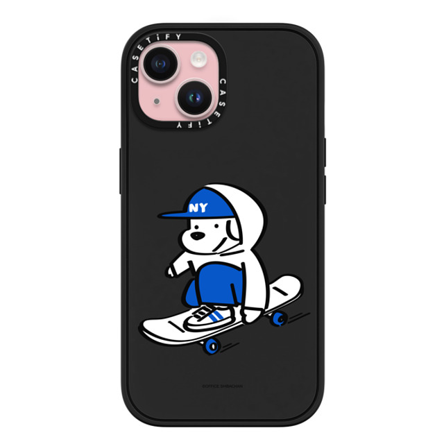 Skater JOHN x CASETiFY iPhone 15 ケース マットブラック インパクトケース MagSafe対応 Skater JOHN (Enjoy Life)