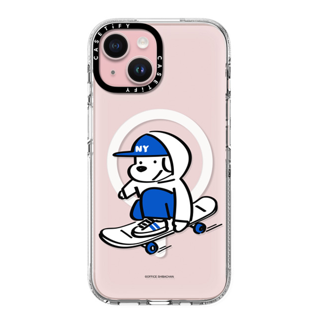 Skater JOHN x CASETiFY iPhone 15 ケース クリア クリア ケース MagSafe対応 Skater JOHN (Enjoy Life)