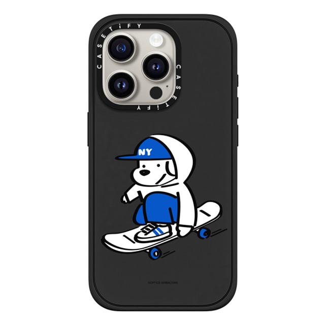 Skater JOHN x CASETiFY iPhone 15 Pro ケース マットブラック インパクトケース MagSafe対応 Skater JOHN (Enjoy Life)