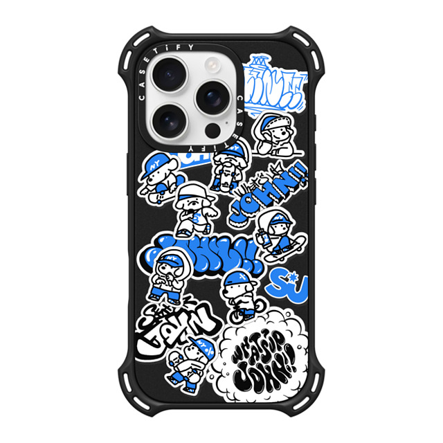 Skater JOHN x CASETiFY iPhone 16 Pro Case Matte Black バウンスケース miniJOHN Skater JOHN x CASETiFY iPhone 16 Pro Case Matte Black バウンスケース miniJOHN