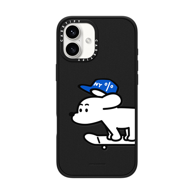 Skater JOHN x CASETiFY iPhone 16 Plus Case Matte Black Impact Case Skater JOHN (Standard) Skater JOHN x CASETiFY iPhone 16 Plus Case Matte Black Impact Case Skater JOHN (Standard)