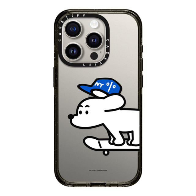 Skater JOHN x CASETiFY iPhone 15 Pro ケース ブラック インパクトケース Skater JOHN (Standard)