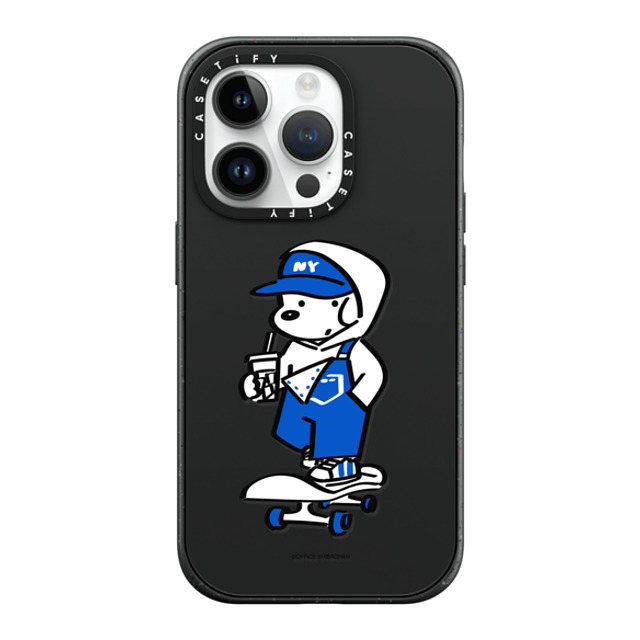 Skater JOHN x CASETiFY iPhone 14 Pro ケース マットブラック インパクトケース MagSafe対応 Skater JOHN (Overalls)