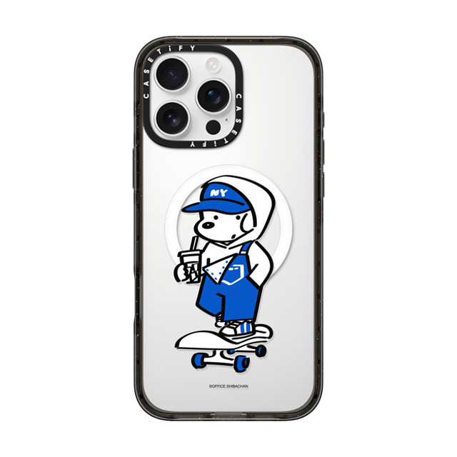 Skater JOHN x CASETiFY iPhone 16 Pro Max ケース ブラック インパクトケース MagSafe対応 Skater JOHN (Overalls)