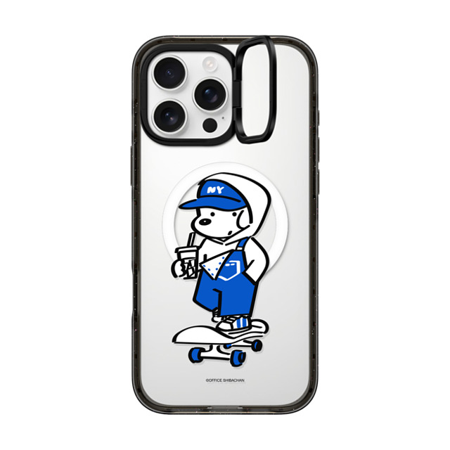 Skater JOHN x CASETiFY iPhone 16 Pro Max ケース ブラック インパクトリングスタンドケース MagSafe対応 Skater JOHN (Overalls)