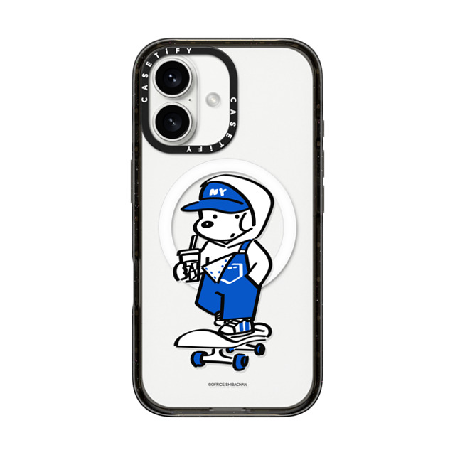 Skater JOHN x CASETiFY iPhone 16 ケース ブラック インパクトケース MagSafe対応 Skater JOHN (Overalls)