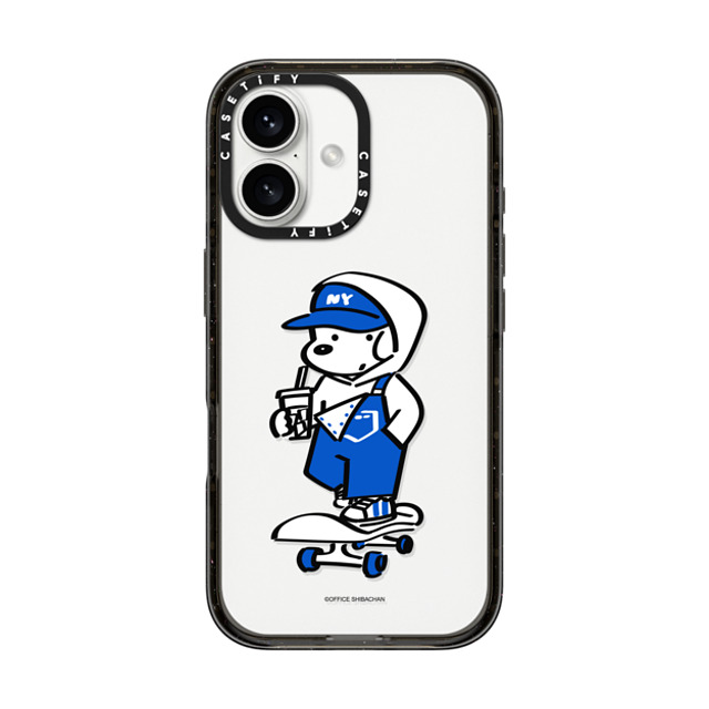 Skater JOHN x CASETiFY iPhone 16 ケース ブラック インパクトケース Skater JOHN (Overalls)