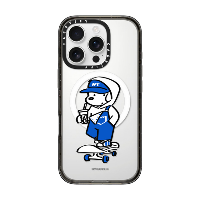 Skater JOHN x CASETiFY iPhone 16 Pro ケース ブラック インパクトケース MagSafe対応 Skater JOHN (Overalls)