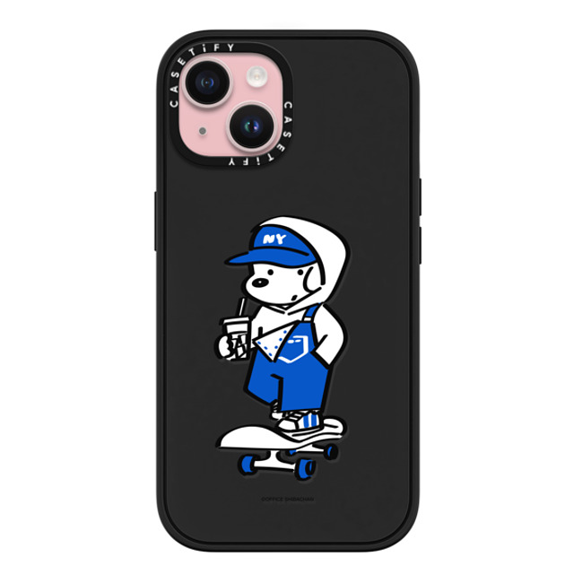 Skater JOHN x CASETiFY iPhone 15 ケース マットブラック インパクトケース MagSafe対応 Skater JOHN (Overalls)