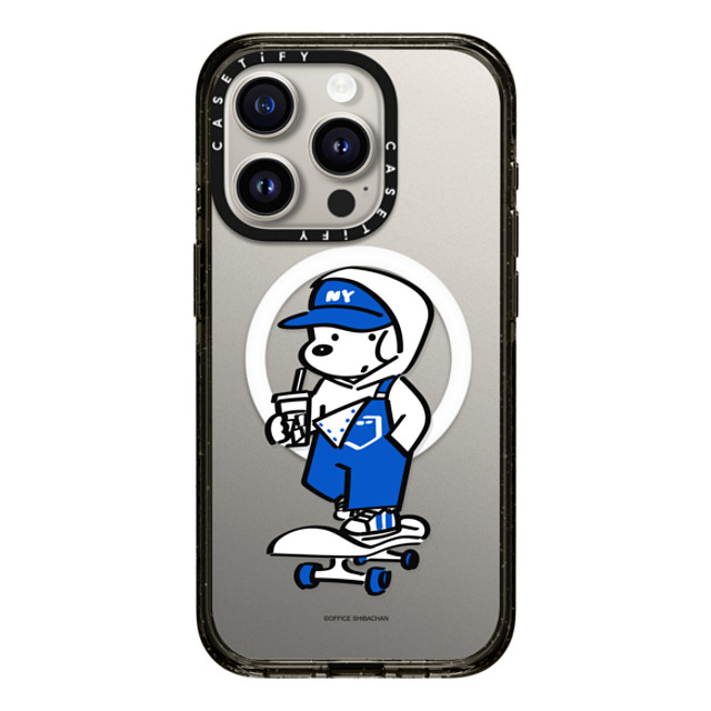 Skater JOHN x CASETiFY iPhone 15 Pro ケース ブラック インパクトケース MagSafe対応 Skater JOHN (Overalls)