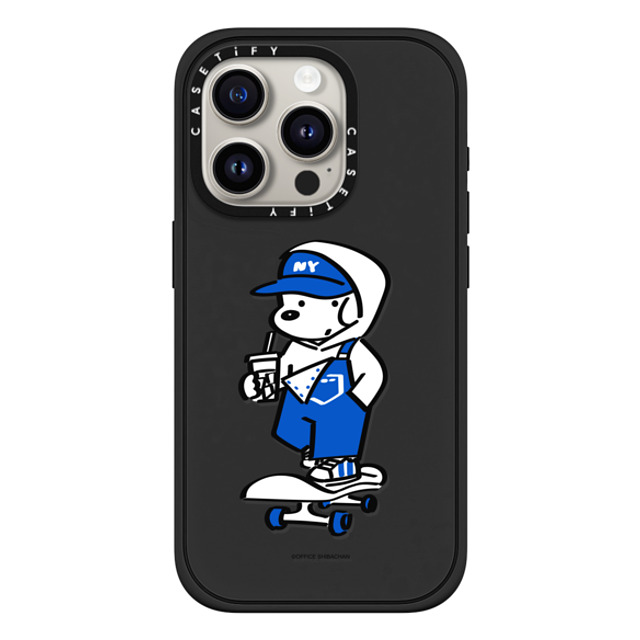 Skater JOHN x CASETiFY iPhone 15 Pro ケース マットブラック インパクトケース MagSafe対応 Skater JOHN (Overalls)