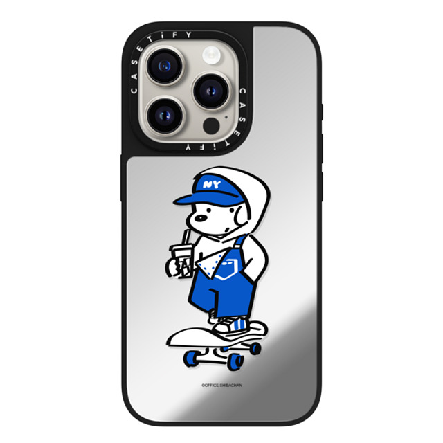 Skater JOHN x CASETiFY iPhone 15 Pro Case Silver on Black ミラーケース MagSafe対応 Skater JOHN (Overalls) Skater JOHN x CASETiFY iPhone 15 Pro Case Silver on Black ミラーケース MagSafe対応 Skater JOHN (Overalls)
