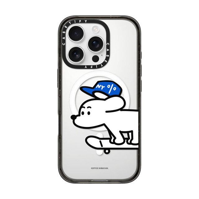 Skater JOHN x CASETiFY iPhone 16 Pro ケース ブラック インパクトケース MagSafe対応 Skater JOHN (Standard)