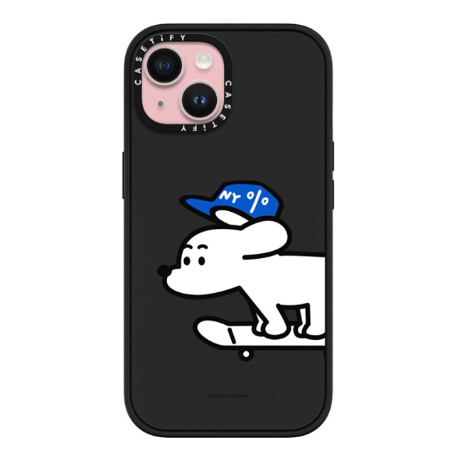 Skater JOHN x CASETiFY iPhone 15 ケース マットブラック インパクトケース MagSafe対応 Skater JOHN (Standard)